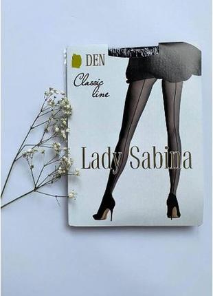 🔥 женские капроновые колготы с швом сзади 40 den размер размер 2,4