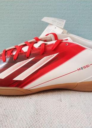 Нюанс! чоловічі  футзалки футбольні кросівки кеди adidas f5 in messi g65412 оригінал7 фото