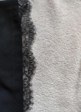 Комбінезон від asos короткий з шортами чорний з мереживом легкий сексуальний  відкрита спина.6 фото