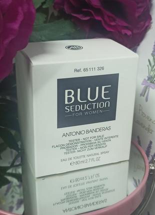 Тестер туалетная вода для женщин antonio banderas blue seduction for women 80 мл