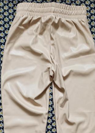 Жіночі штани з кожзаму 👖6 фото