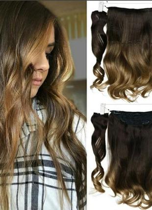 Шикарные волосы на клипсах.