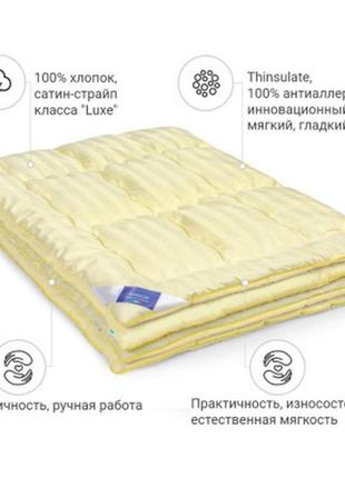 Одеяло mirson антиаллергенное 3m thinsulate №1336 carmela hand made летнее 220x240 см (2200001528642)1 фото