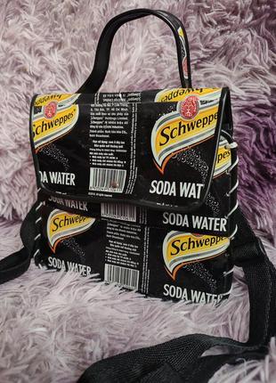 Унікальна сумка якої не буде ні в кого schweppes бляшанки