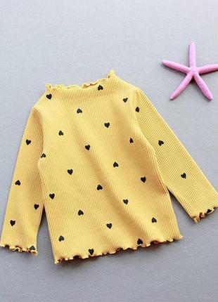 Реглан для девочки рубчик 💛