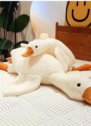 Плюшева іграшка подушка гусь-обнімусь 80см