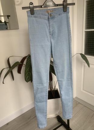 Джинсы голубые джинсы однотонные распродажа1 фото