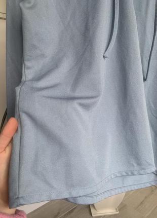 Кофта нарядная блузка с люрексом голубя с воротником распродажа5 фото