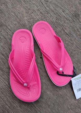 Вьетнамки crocs crocband flip w8-38/393 фото