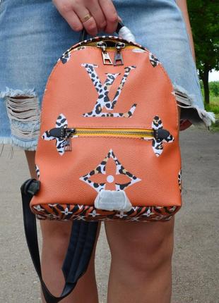 Кожаный рюкзак в стиле louis vuitton8 фото