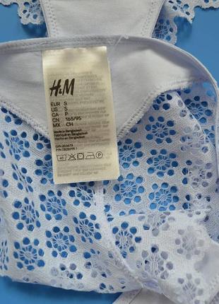 Набор 2 шт. трусики h&m бразильяна с широким кружевом3 фото