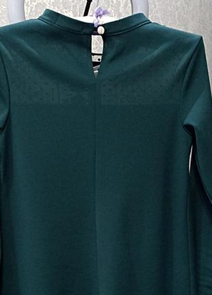 Сукня темно зелена, смарагд6 фото