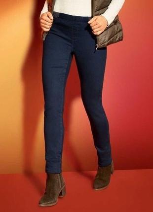 Женские термо джеггинсы на флисе джинсы леггинсы термоджинсы esmara германия