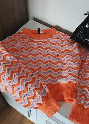 Кофта светр оверсайз укорочений