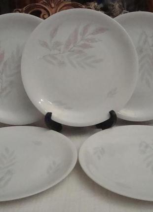 Антикварные тарелки набор 5 шт фарфор крм krister германия №д241 фото