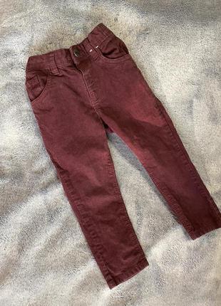 Стильные вельветовые штаны tu, штанишки