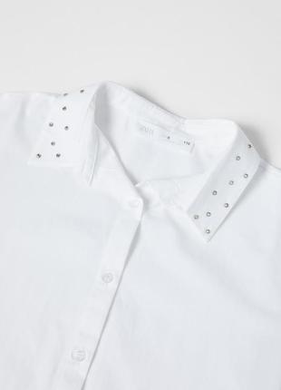 Рубашка с заклепками zara 2