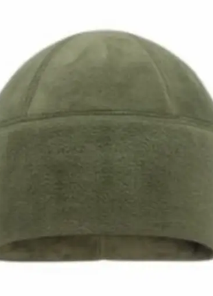 Військова тактична шапка на флісі олива