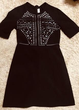Платье (платье) montella черная, размер s2 фото