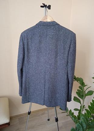 Del sarto швейцария твидовый пиджак блейзер шерсть и шелк3 фото