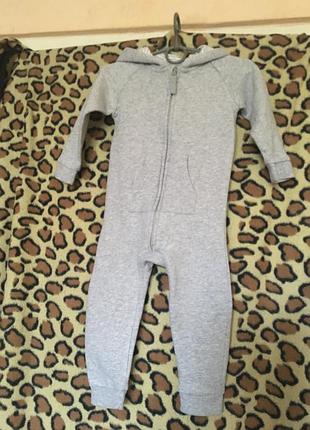 Чоловічок сірого кольору 18-24міс.,100%котон."eshan".