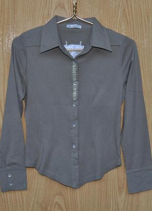 Приталенная рубашка с длинным рукавом ying guang1 фото