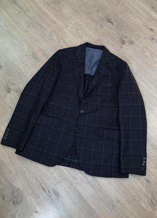 Hackett london вовняний блейзер піджак в клітинку