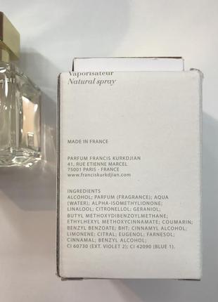 Парфум, духи,парфюм maison francis kurkdjian baccarat rouge 5408 фото