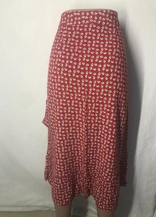 Натуральная фирменная юбка 14 размера4 фото