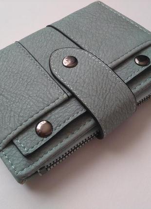 Forever young новий добротний ідеальний м'ятний гаманець з заклепками в стилі ретро3 фото