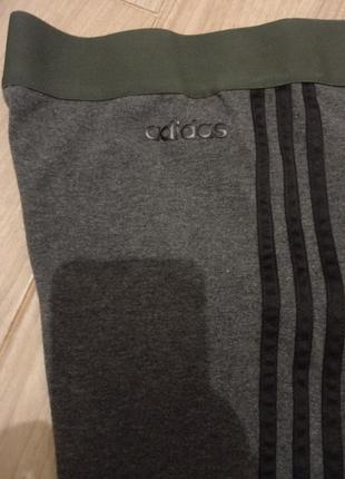 Брюки лосины хлопковые adidas xl5 фото