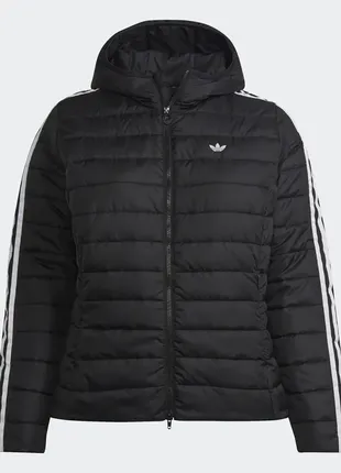 Куртка adidas hooded slim jacket plus size3 фото