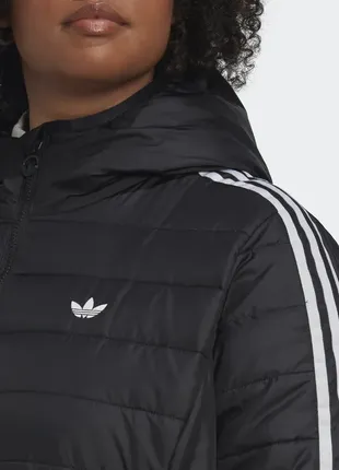 Куртка adidas hooded slim jacket plus size4 фото