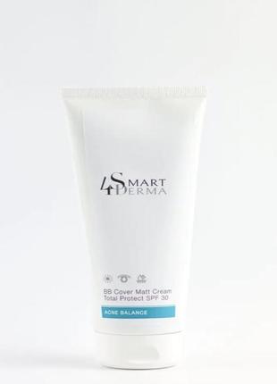 Матирующий вв крем spf 30 smart4derma1 фото