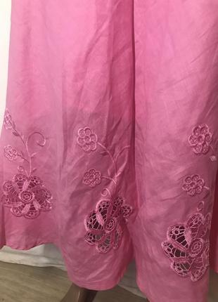 Натуральная ляная юбка м3 фото