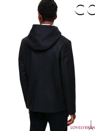 Пальто cos 76% шерсть 4% кашемир полупальто шерстяное кашемировое мужская куртка демисезон3 фото