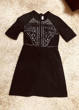 Платье (платье) montella черная, размер s1 фото