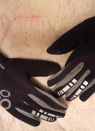 Варежки мото, прорезиненные