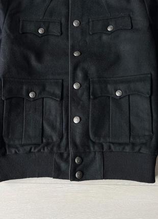 Пальто полу пальто topman шерсть 78%5 фото