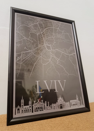 Постер с картами городов 2