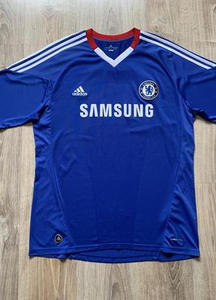 Мужская винтажная футбольная джерси adidas chelsea 2010