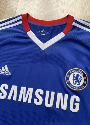 Мужская винтажная футбольная джерси adidas chelsea 20104 фото