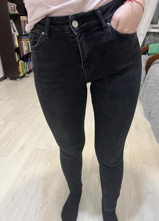 Черные джинсы скини3 фото