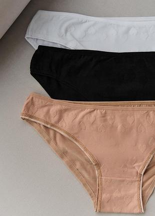 Жіночі трусики з сердечками - базовий мікс