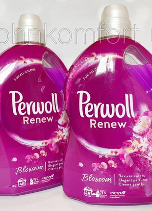 Гель для стирки perwoll renew blossom 2,880 ml / 48 стирок