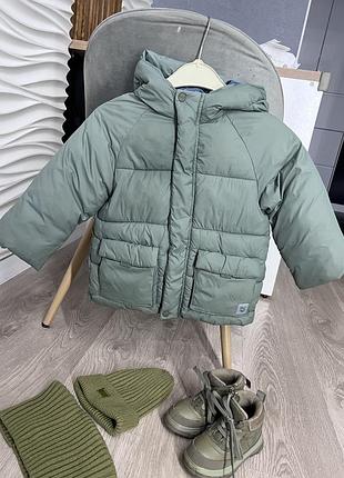 Курточка чоботи шапочка zara