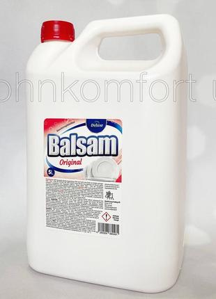 Средство для мытья посуды balsam deluxe original 5л4 фото