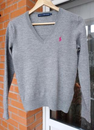 Polo светр 100% merino wool