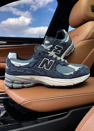 Мужские кроссовки new balance 2002r protection les dark navy / smb