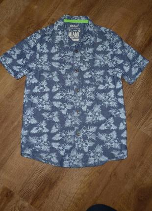 Рубашка rebel  на 8-9 лет